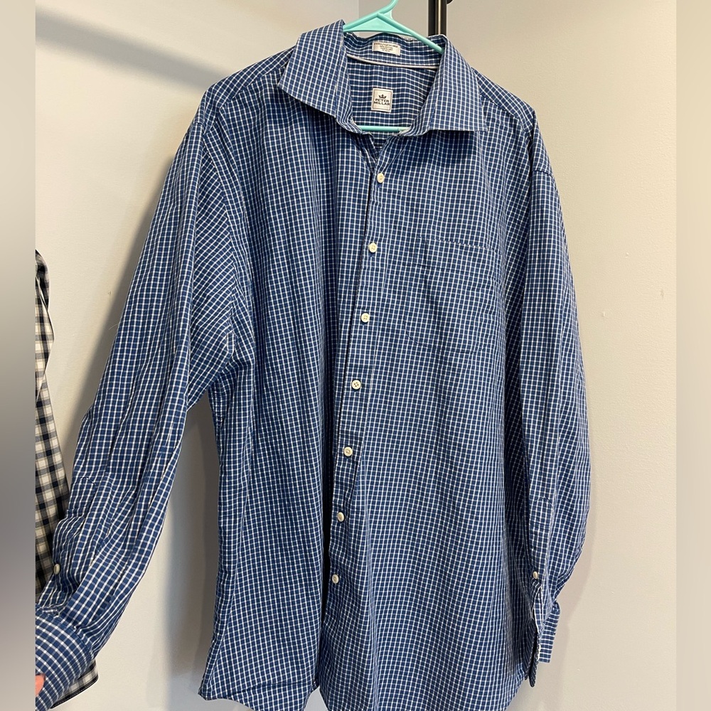 Peter Millar Navy long sleeve  Men's Shirt